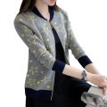 GREY COLOR COTTON LONG SLEEVE FASHANABLE WOMENS WINTER JEPER JACKET.. 