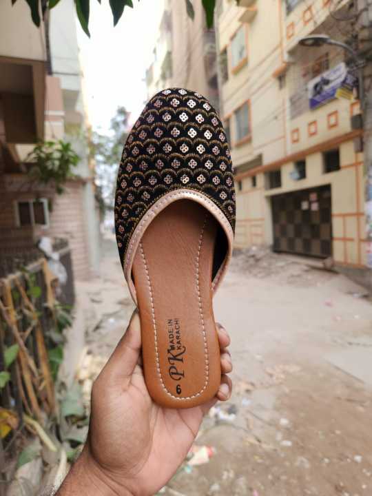 Girls exclusive Eid collection stylish nagra shoes