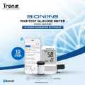 BIONIME Rightest Bluetooth GM 700SB Smart Glucometer  Monitor With 10 Test Strips | 10 Years brand Warranty by TRONZZ. 