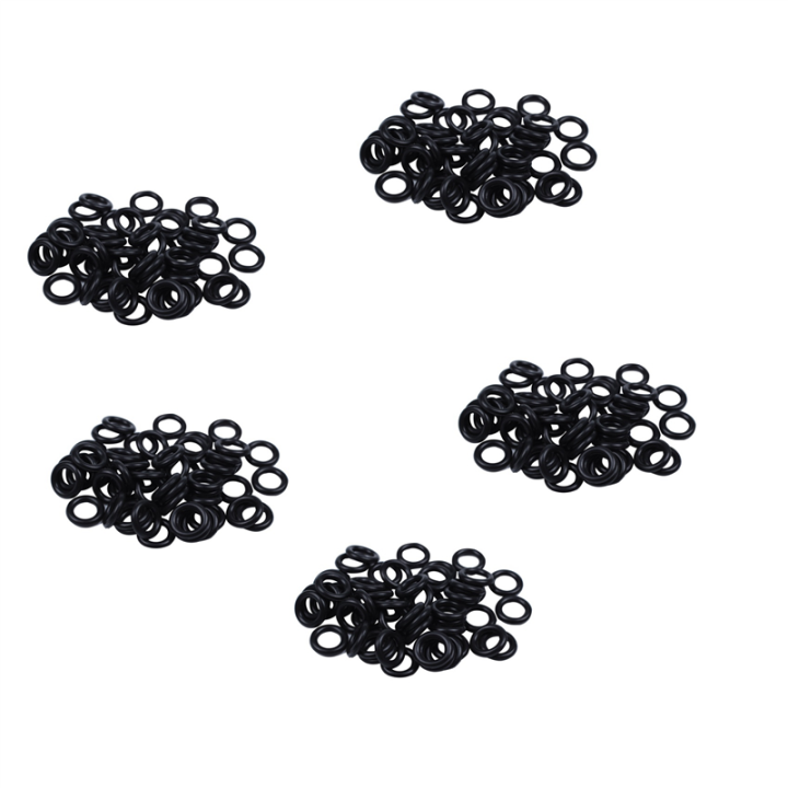 250 Pieces Black Nitrile Rubber O Ring Seals Washers 12 mm x 2,5 mm x 7 mm