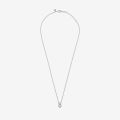 925 sterling silver Inlaid Double Heart Pendant Sparkling zirconia Collier Necklace women fashion DIY jewelry valentine's day gift for girlfriend. 