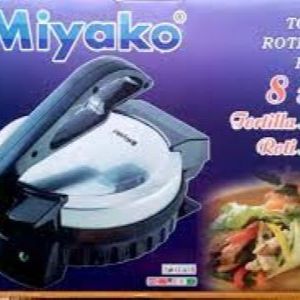 Miyako Electric Roti Maker RM-292 Black And Silver