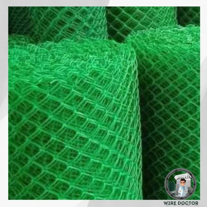Gi PVC Net Barricade Netting 2''inch Gap (3Feet By 3feet) Garden Fence, Barricade Net, Tree Guard Net, Anti Bird Net - Gardening Tools