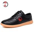 Chen Jiagou Tai Chi Shoes Soft Cowhide Gum-Rubber Outsole Leather Martial Arts Shoes Men's Practice Shoes Tai Chi Kung Fu Sports Shoes Women. 