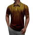 Men's Polo Shirt Golf Shirt Pattern Print Retro Outdoor Street Short Sleeve Sports Polyester Sweatshirt Fashion Street Clothing.