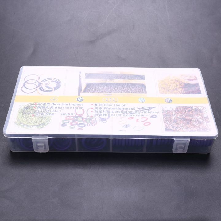 NXFDSIOZ%20450Pcs%20Seal%20O-Ring%20R22%20R134A%20Air%20Conditioning%20O-Ring%20Rubber%20Washer%20Assortment%20Pl%20Car%20Accessories%20-%20Image%206