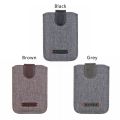Adhesive Stick 5 Pull Credit Card Holder Universal RFID Blocking Cell Phone Wallet Case Men Bank Business Name Card Storage. 