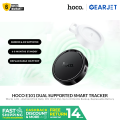 HOCO E101 Anti-Lost Smart Bluetooth Finder Tag Locator Supports Both Android & iOS Google Find Hub Apple Find My Precise Position Finder for Keys Pets Luggage Cars Replaceable Battery Up o 8 Months Backup Android Supported Smart Item Finder for Any Device. 