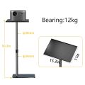 Video Projector Tripod Floor Projector Support Stand Metal Holder Adjustable 360 ° Rotating for Home Film Projector Bracket.