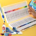 Marker Pen Propylene Student Art 4860 Colored Opaque Paper diy Not Smudge Drawing Crayons One Piece.