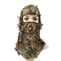 Camouflage Leafy Hat 3D Full Face Mask Headwear Turkey Camo Hunter Hunting Accessories. 