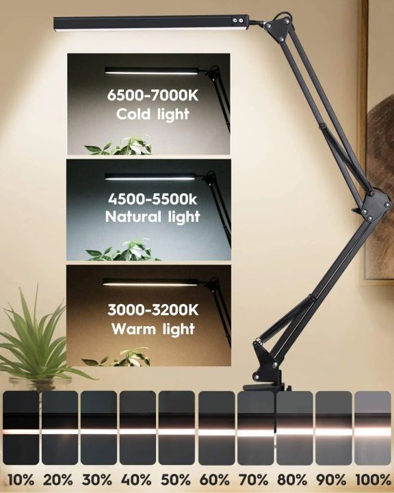 LED%20Desk%20Lamp%20with%20Clamp,%2010W%20Swing%20Arm%20Desk%20Lamp,%20Eye-Caring%20Dimmable%20Desk%20Light%20with%2010%20Brightness%20Level,%203%20Lighting%20Modes%20-%20Image%202