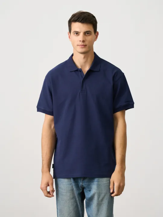 SIMWOOD%202024%20Summer%20New%20Oversize%20300gsm%20Pique%20Sorona%20Fabric%20Polo%20Shirts%20Men%20Plus%20Size%20Breathable%20Tops%20-%20Image%202