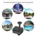 （New）1PC Outdoor olar Fountain Water Pump Kit,Pond Garden olar Powered Water Fountain with 6 pray Head(olar Panel:11X11cm). 