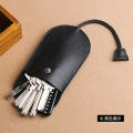 Leather Multi-Functional Key Case Pull-out Mini Small and Simple Key Bag Large Capacity Unisex Car Key Universal. 