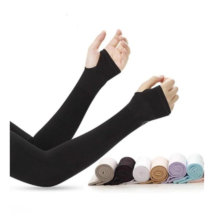 1 Pair Arm Sleeves Bicycle Gloves For Men Sun Protection Sleeves For Comfortable Riding Daraz .bd