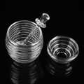 265ml Honey Pot Set Transparent Jam Jar with Dripper Stick and Lid for Family SG.