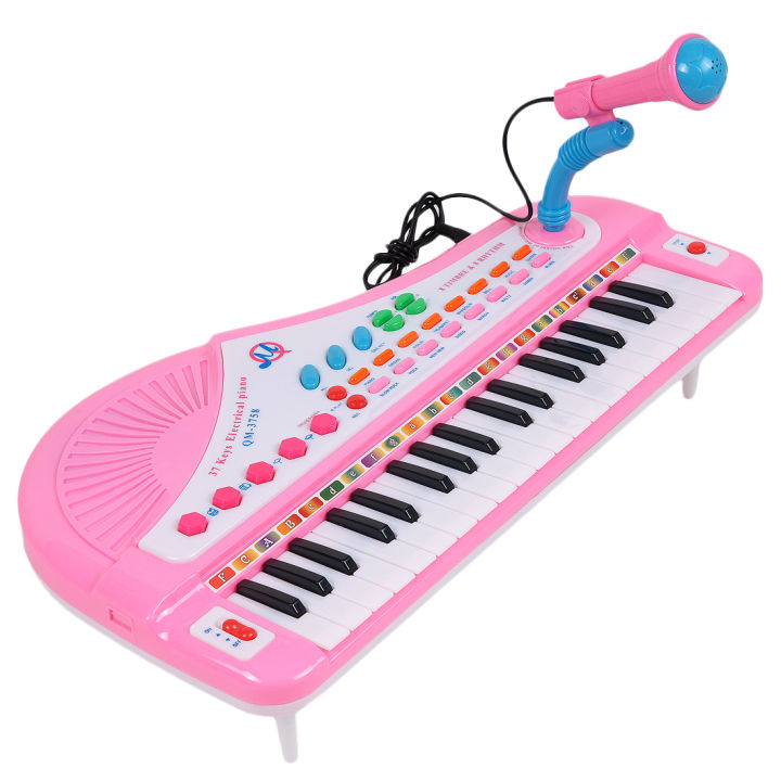 Mini Electronic Keyboard with Microphone Musical Instrument Electronic 37 Keyboard Piano(null)