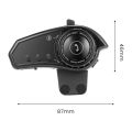 Motorcycle Helmet Headset Bt35 Bluetooth-compatible 5.0 800mah Battery Hands-free Wireless Headphones Waterproof. 
