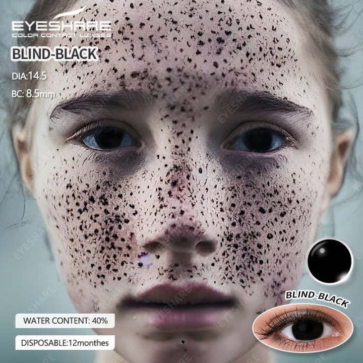 Cosplay%20Blind%20Black%20Color%20Contact%20Lenses%201%20Pair%20Pure%20Colored%20Eye%20Contacts%20for%20Halloween%20Anime%20Eye%20Makeup%20Cosmetic%20Contactlen%20-%20Image%204