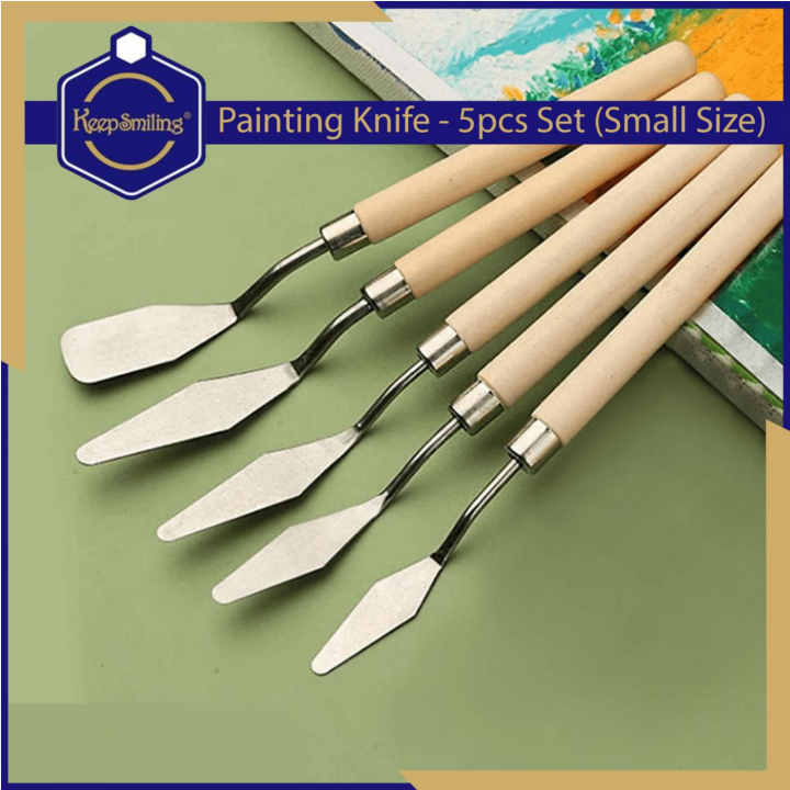 Keep Smiling Palette Spatula Pack of 5 Pcs