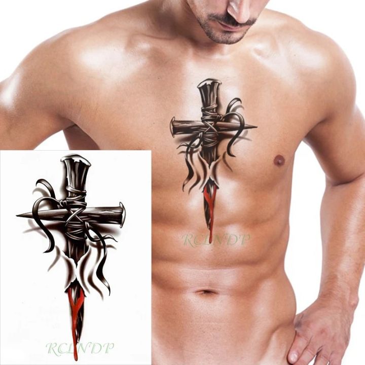 Waterproof%20Temporary%20Tattoo%20Sticker%20cross%20rope%20tied%20nail%20Tatto%20on%20Leg%20Arm%20Back%20Tattos%20Flash%20Tatoo%20Tattoos%20for%20Men%20Women%20-%20Image%204