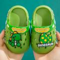 Cartoon Dinosaur Baby Sandals Newborn Non-slip Soft Soled Shoes Cute Crocs Toddler Kids Eva Slippers. 
