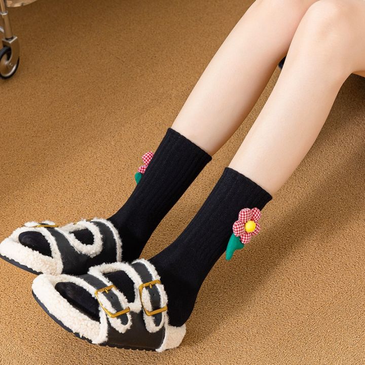 1%20Pair%20Women%20Socks%20Japanese%20Korean%20Cartoon%20Flower%20Candy%20Color%20Harajuku%20Kawaii%20Casual%20Socks%20Comfortable%20School%20Girls%20Short%20Socks%20Outlier%20Aeuinv%20-%20Image%204