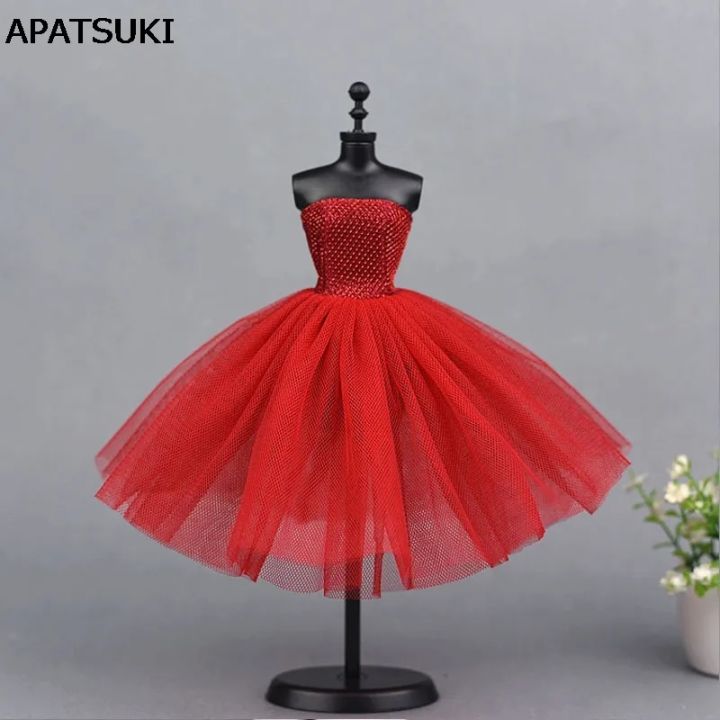 %E3%80%90The%20road%20to%20happiness%20Store%E3%80%91Red%20Short%20Ballet%20Dress%20Barbie%20Doll%20One%20Piece%20Evening%20Dresses%20Vestido%20Clothes%20For%20Barbie%201/6%20BJD%20Doll%20-%20Image%203