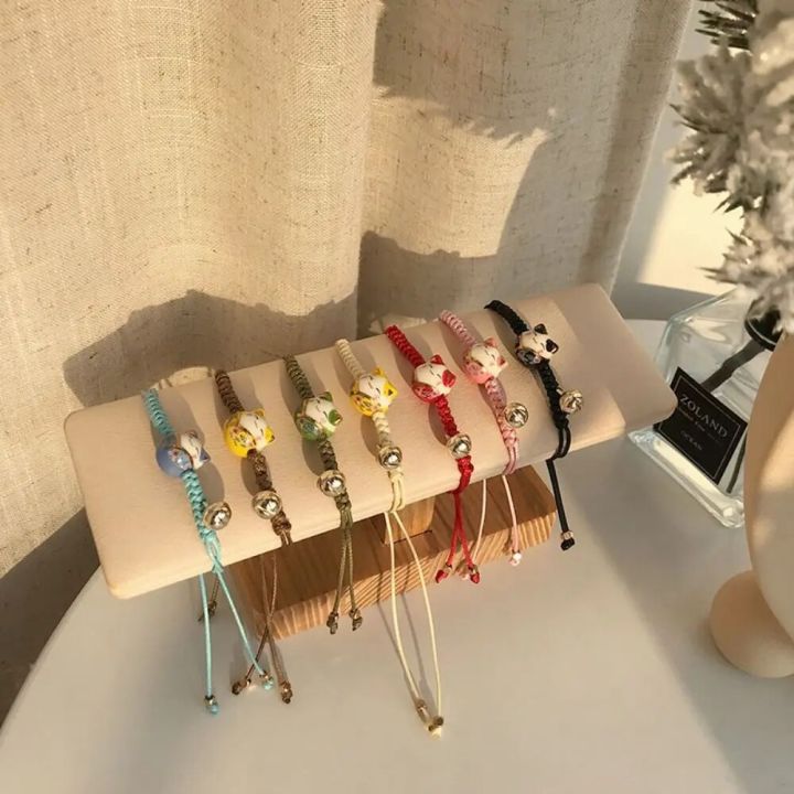 Rope%20Handmade%20Bell%20Cute%20Ceramic%20Cat%20Pendant%20Maneki%20Neko%20Bracelet%20Red%20Braided%20Rope%20Women%20Hand%20Ring%20Chinese%20Style%20Jewelry%20-%20Image%202