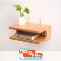 Router Shelf Wall Mounted Wifi Router shelf Height 5.5 Inch Width 12 Inch Depth 8 Inch Model RS202. 