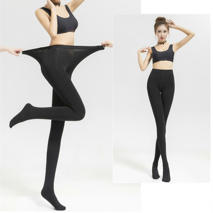 DOIAESKV%20150%20KG%20Women%20Tights%20Plus%20Size%20120D%20Autumn%20Warm%20Winter%20Fleece%20Pantyhose%20High%20Waist%20Female%20Stretchy%20Slim%20Thick%20Tights%20-%20Image%207