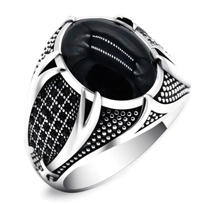 Stylish%20Black%20White%20Stone%20Ring%20for%20man%20Turkish%20ring%20for%20man%20fashion%20-%20Image%204