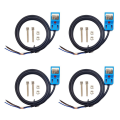 Inductive Proximity Sensor SN04-N Normally Open Detection Approach Switch NPN NO with TL SN Bracket Easy Install (4 Pack).