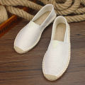 2022 Summer Autumn Men Canvas Shoes Breathable Men's Casual Shoes Slip-On Hemp Shoes Graffiti Espadrilles Women Footwear Flats Wearhouse.