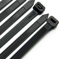 12 Inch (Pack of 100) Black Nylon Zip Wire Wrap Heavy Duty Self Locking Plastic Cable Ties. 