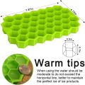 Silicone Ice Cube Tray 37 Cavity Ice-making Box Tray 37-Made of Food-Grade Silicone. 