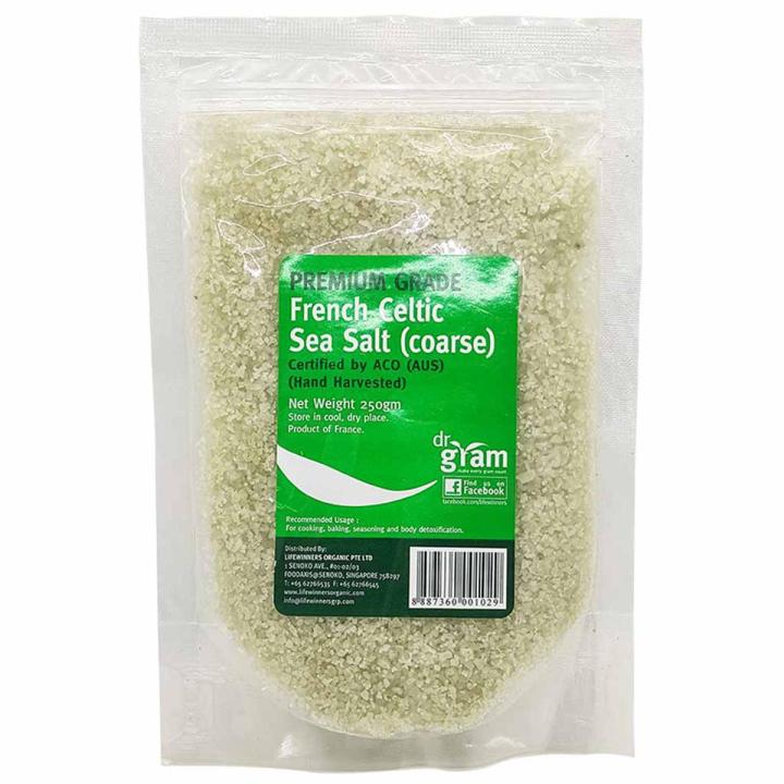 Dr Gram French Celtic Sea Salt (Coarse)-250gram