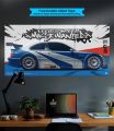 3 In 1 Set Wall Canvas Split Car Poster set pack of 3 Size 12x24 inch. 