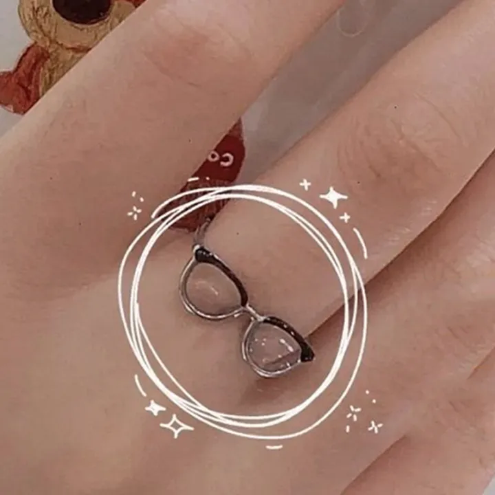 Fashion%20Cute%20Mini%20Glasses%20Shape%20Open%20Adjustable%20Ring%20For%20Women%20Funny%20Personality%20Sweet%20Cool%20Glasses%20Tail%20Ring%20Party%20Jewelry%20Gift%20Mzea%20-%20Image%202