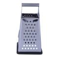 Stainless Steel Box Grater - Silver. 