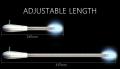 Vehicle Elasticity Bumper Corner Pole Safety Pole with LED Light for Universal Car. 