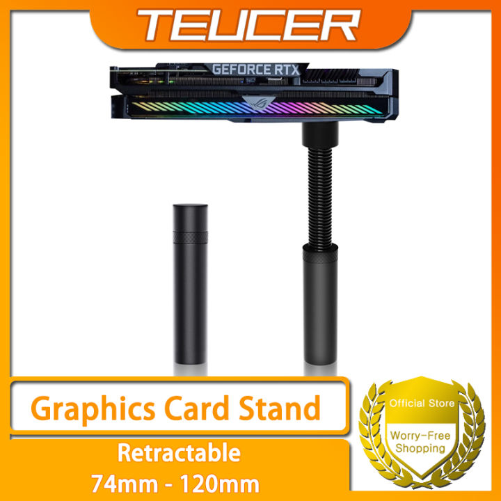【In-Stock】 Graphics Card GPU Support Bracket Liftable Video Card Sag Holder Bracket GPU Holder Anti Sag Stand