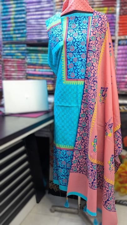 Exclusive%20Cotton%20Unstitched%20Block%20Print%20High%20Quality%20Three%20Piece%20dress%20For%20Women%20-%20Image%202