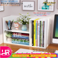 Bookcase for Reading Table-Desktop Bookshelf-shelf organizer-display rack-Shelves-small bookcase-HR Crafts. 
