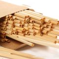 100Pcs Party Bar Accessories 20cm Wheat Drinking Straws Disposable Eco-Friendly Environmentally Straws Natural Portable Degradable Straws Bar. 