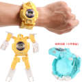 Creative Children's Day Puzzle Transformation Character Toys for Boys and Girls Student Gifts Robot Electronic Watch. 