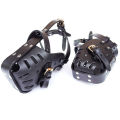 Horse impact cage, mask, genuine cowhide barking and anti cannibalism cover, dog mask mouth cage. 
