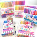 Purple Mouse Soft Head Acrylic Marker Pen Kindergarten Art Set Washable Painting Creative DIY Ceramic Graffiti Pen.