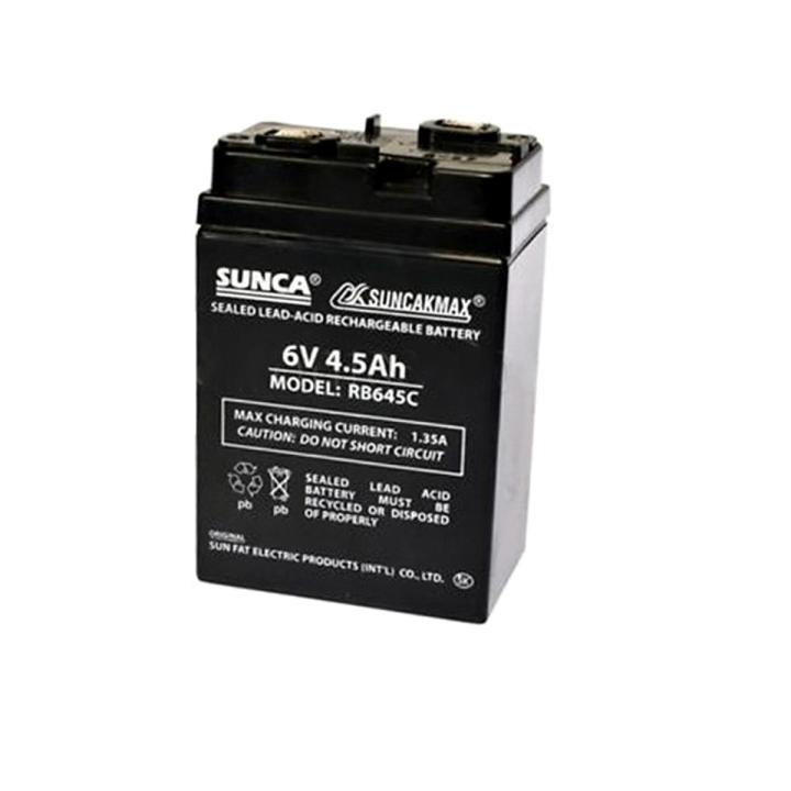 6V 4.5Ah.Battery Sunca Sealed Lead-Acid Rechargeable